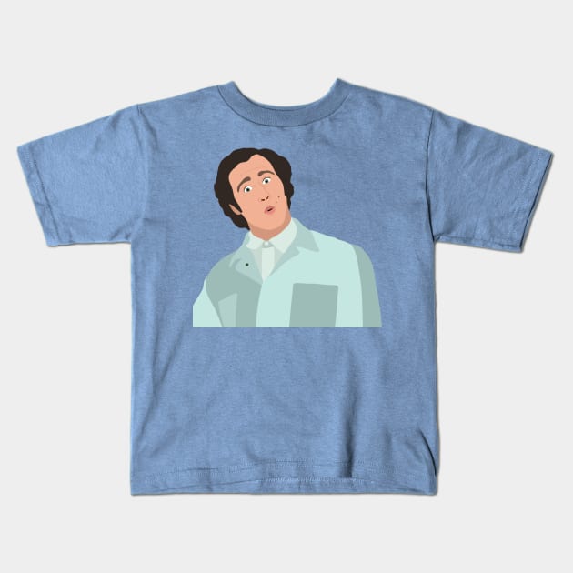 Andy Kaufman Kids T-Shirt by ElviaMontemayor